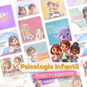 Pack de Artes Psicologia Infantil
