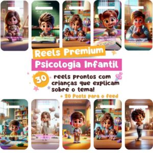 Pack de Reels Psicologia Infantil