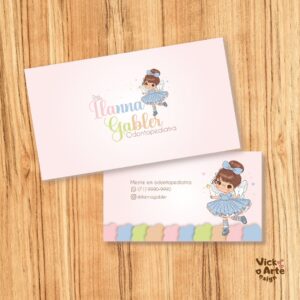 Cartão de visita laminação fosca frente e verso