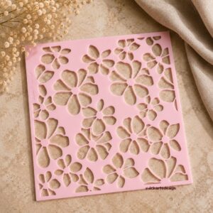 Stencil floral2 para Cerâmica