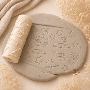 Rolo de Textura Natalino 1