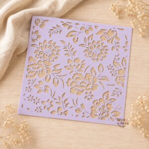 Stencil floral4