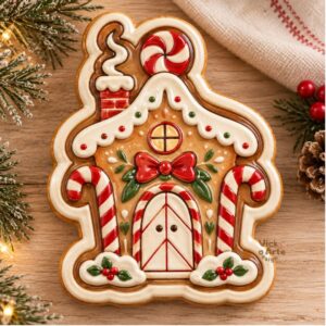 Kit Cortador Casinha Gingerbread