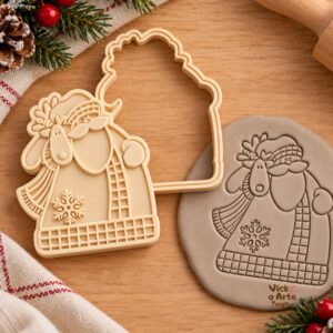 Cortador + Marcador Papai Noel